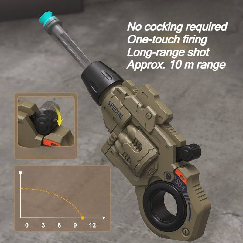 2個セット EDC フィジェットランチャー リボルバー型プラ - Model Kit Revolver のレビューと価格