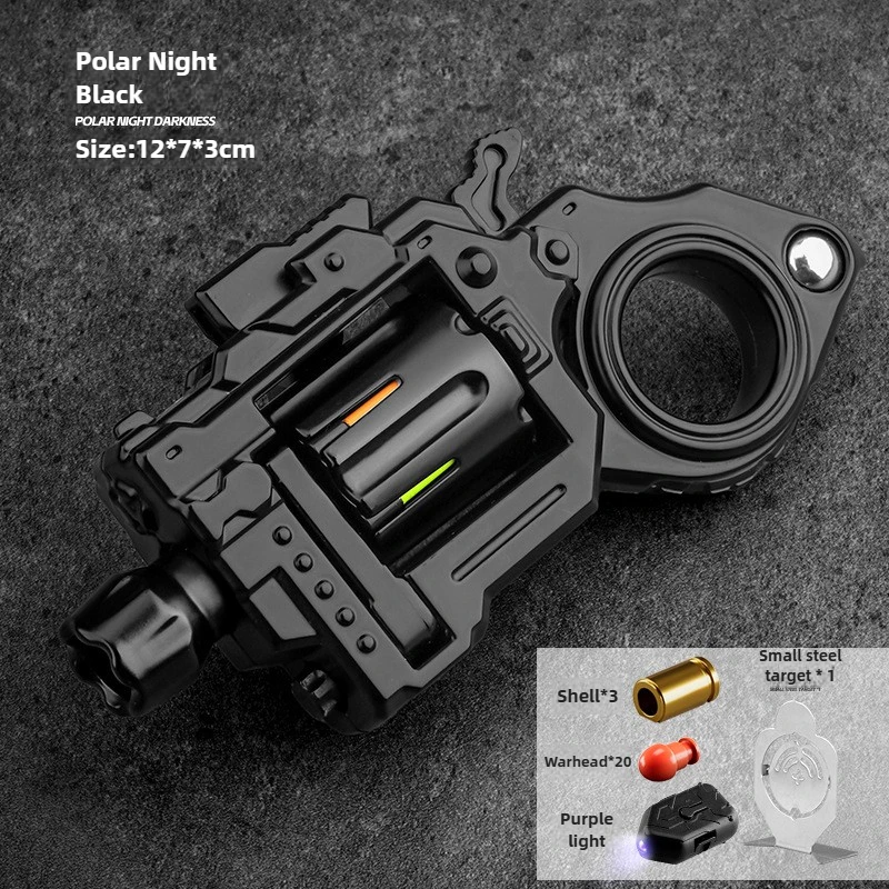 EDCフィジェットスピナーリボルバーおもちゃ合金ミニガンモデ - Model Kit Revolver のレビューと価格