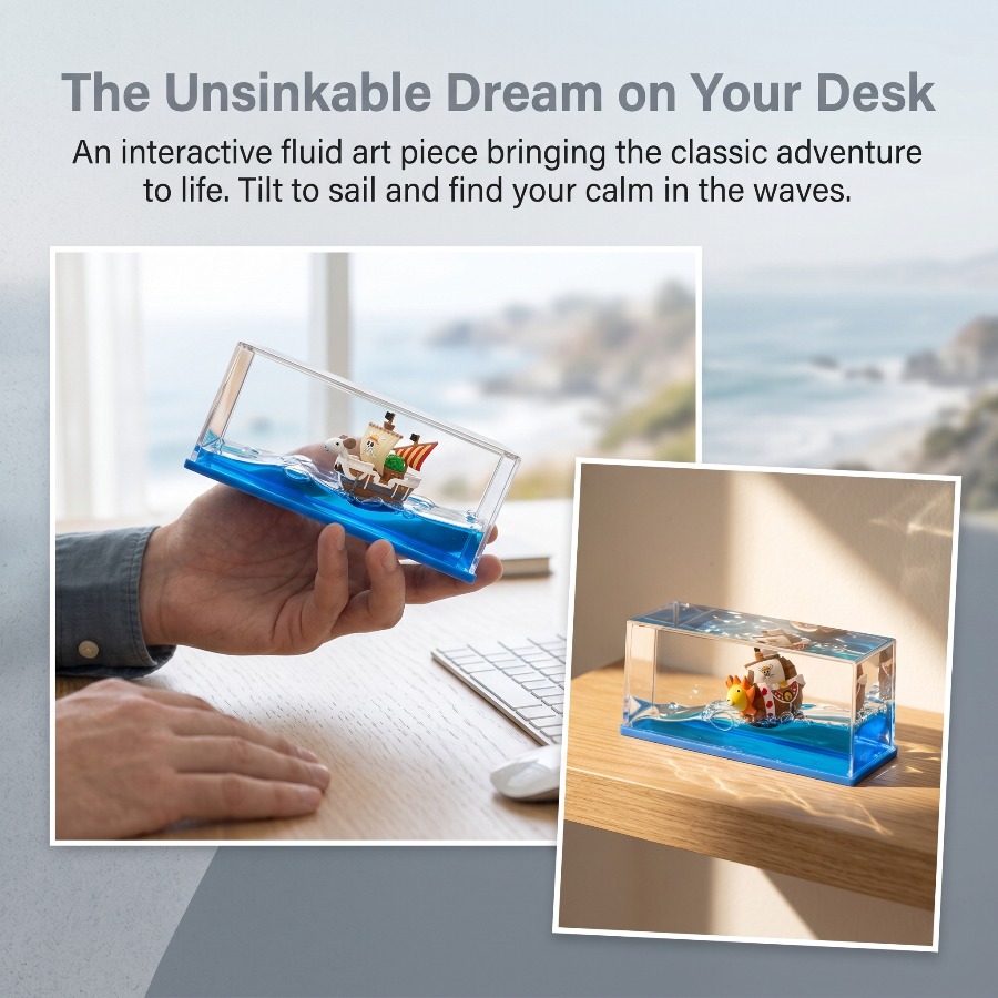 ワンピース サウザンドサニー号 浮遊ボトル 液体入り ゴーイ - Model Kit Ship のレビューと価格