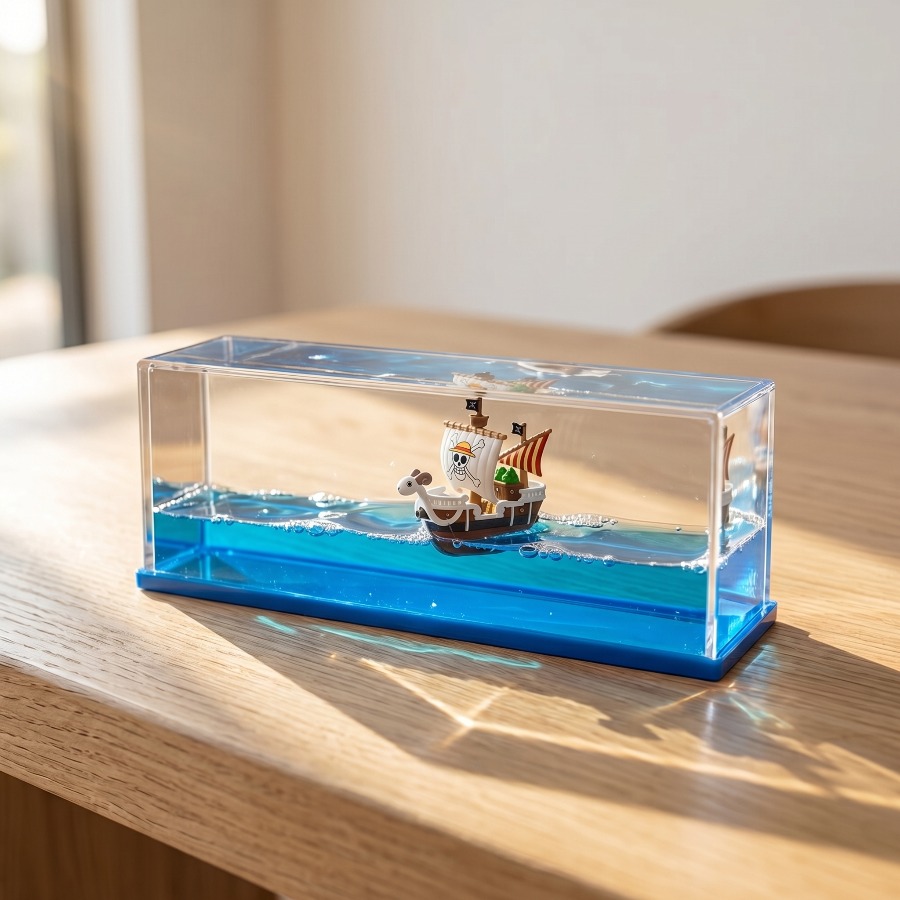 ワンピース サウザンドサニー号 浮遊ボトル 液体入り ゴーイ - Model Kit Ship のレビューと価格