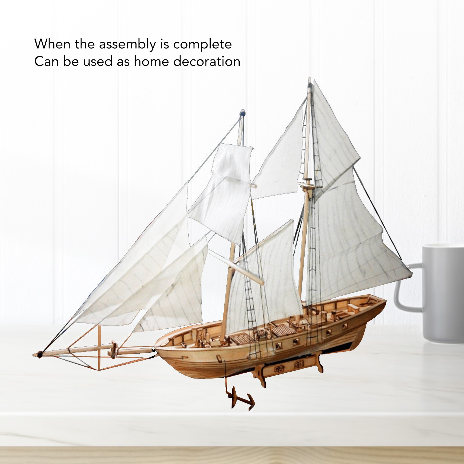 1:130 木製帆船キット知能開発 DIY 科学古代模型船構 - Model Kit Ship のレビューと価格