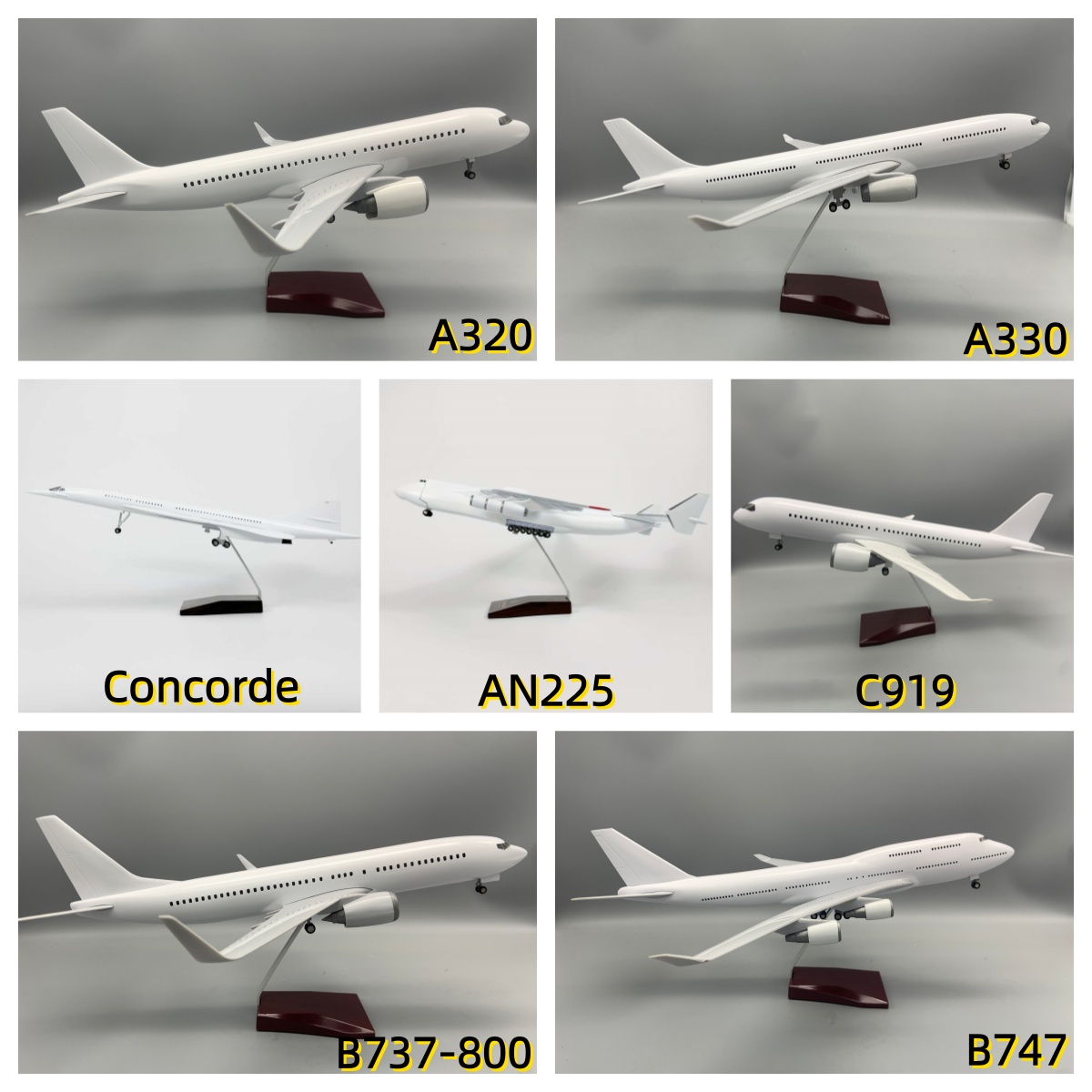 47CM 無塗装白DIY飛行機模型キット 手作り＆コレクショ - Model Kit Planes のレビューと価格