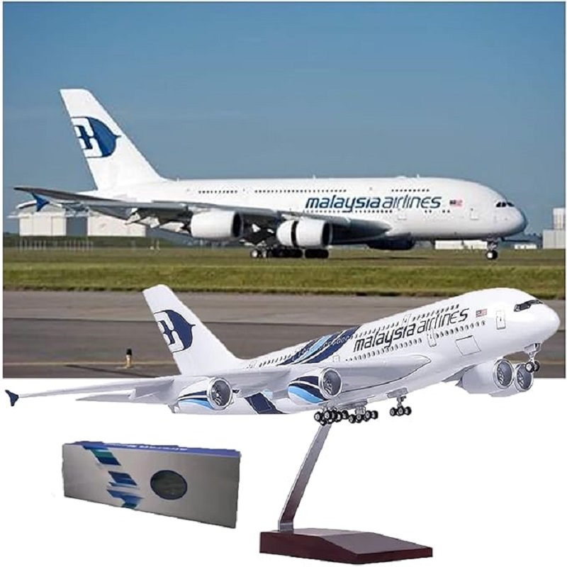 1:160 スケールマレーシア航空 A380 金属飛行機モデ - Model Kit Planes のレビューと価格