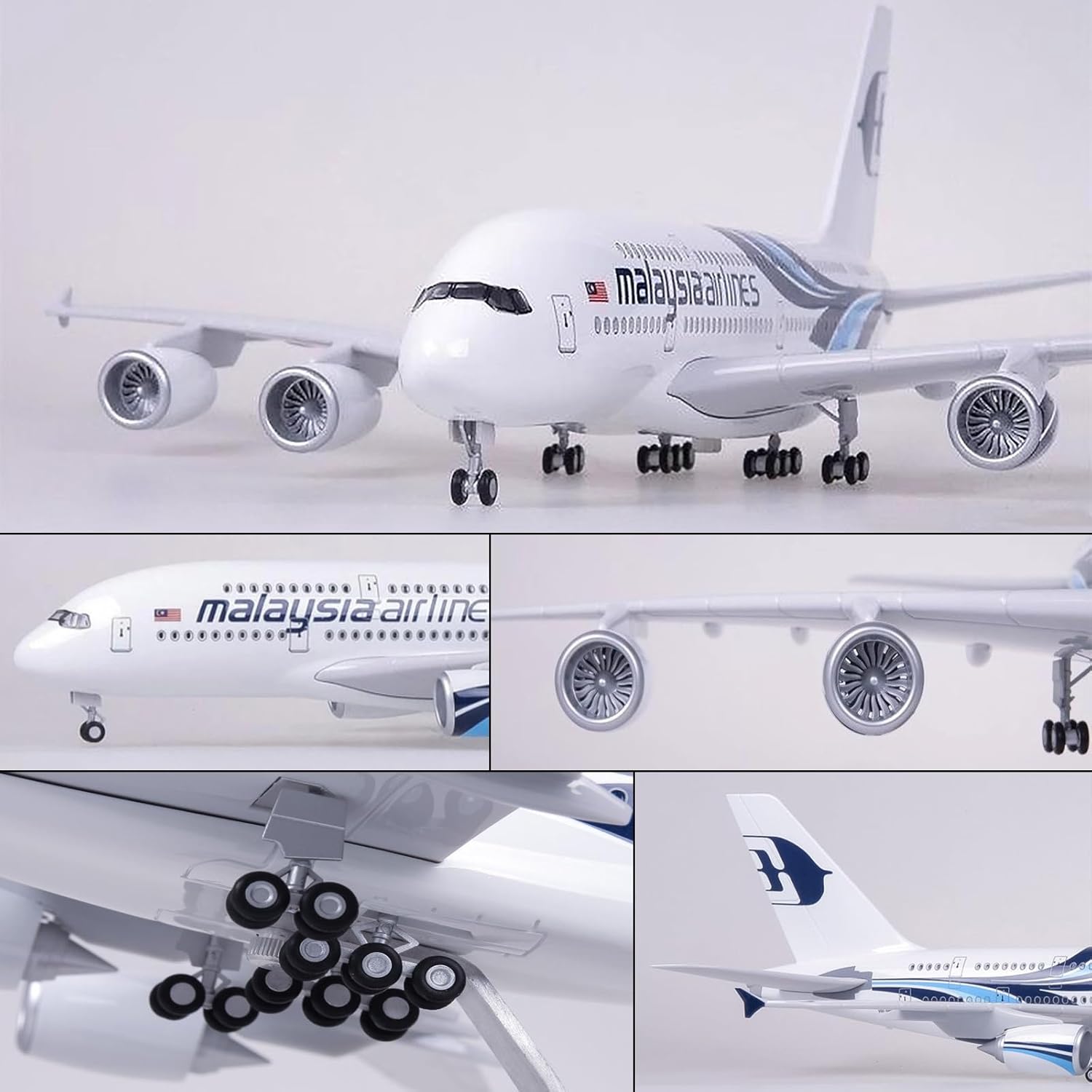 1:160 スケールマレーシア航空 A380 金属飛行機モデ - Model Kit Planes のレビューと価格
